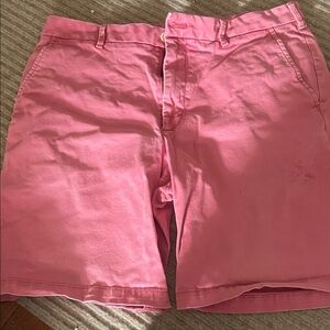 J. Crew Men's Vibrant Pink Flat Front Shorts